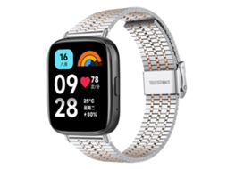 Pulseira De Relógio De Aço Inoxidável Com Fivela De Sete Contas Xdfind