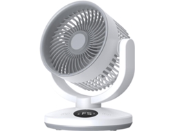 Ventilador De Mesa Silencioso Com 5 Velocidades, Turbina Ajustável,