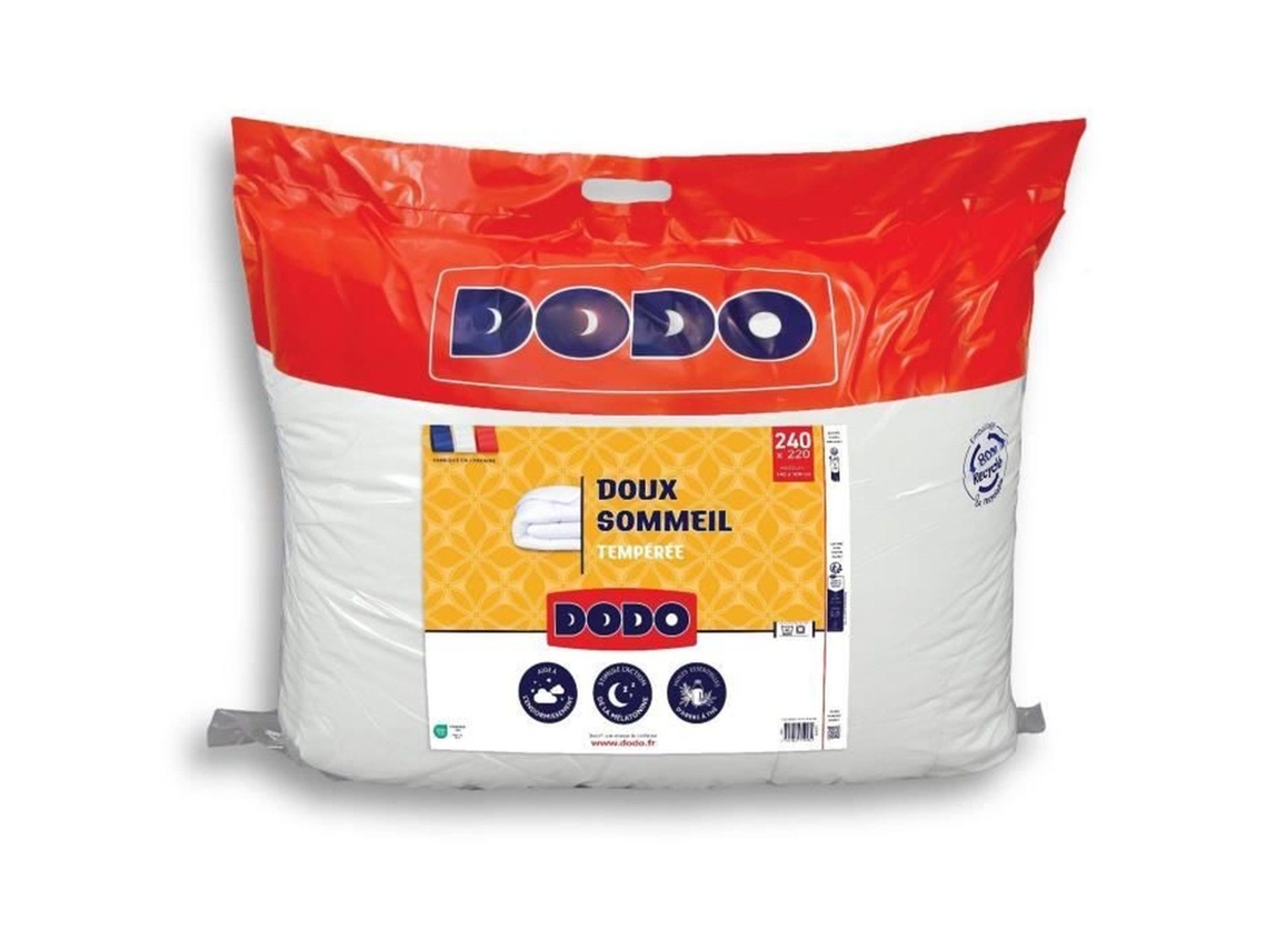 Edredón De Peso Medio 300 G/m² - 220 X 240 Cm - Blanco