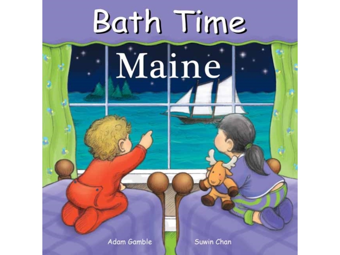 Livro Bath Time Maine de Adam Gamble e Mark Jasper (Inglês)