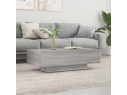 Vidaxl Mesa De Centro 100x49,5x31 Cm Derivados De Madeira Cinza Sonoma