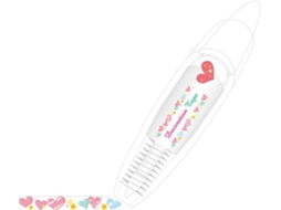 Fita Corretiva Retrátil Com Estampa De Desenho Animado, Para