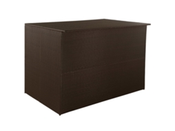 Outdoor Storage Box, Outdoor Storage Boxes Vidaxl Marrom Rattan / Vime (n/a)