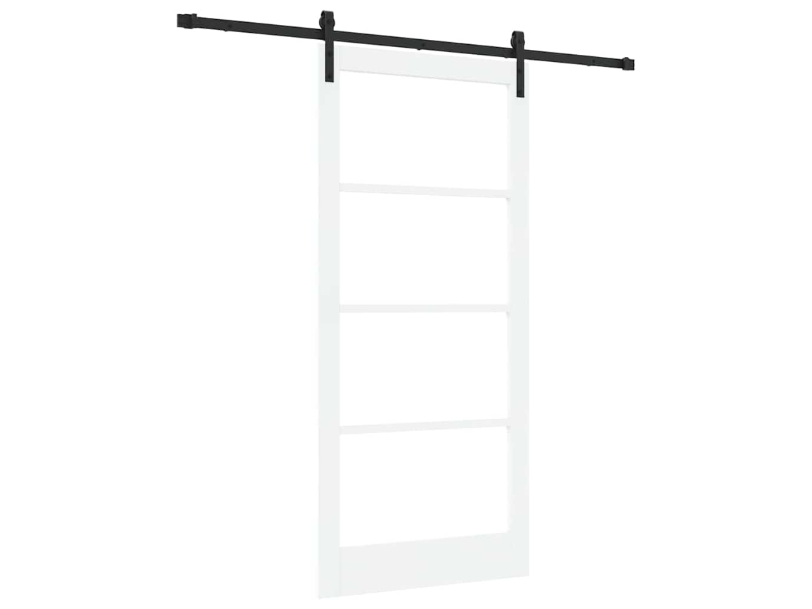 Porta Deslizante Orkdal Branco e Preto 93 X 202 Cm MAISON EXCLUSIVE