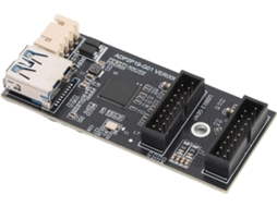 Adaptador Divisor de Placa de Expansão Dupla Usb 3.2 Gen1 de 19 Pinos SFUSHOS