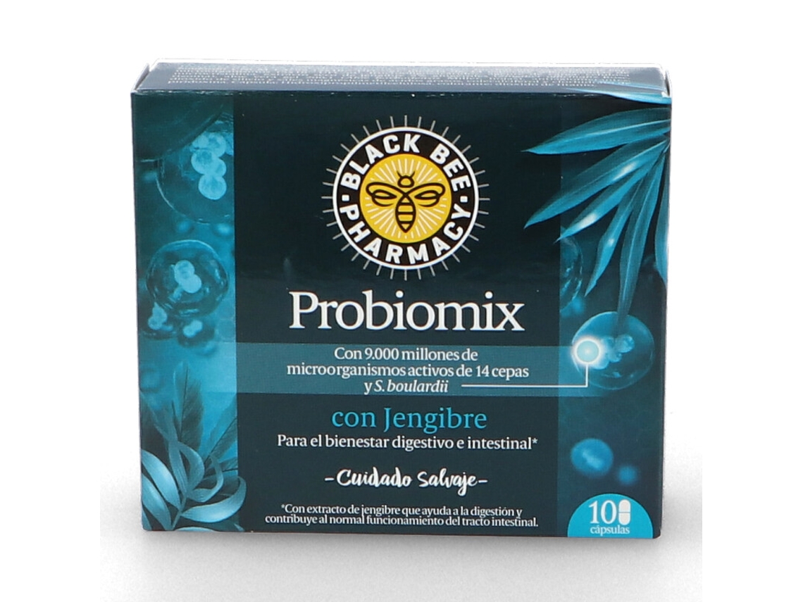 Suplemento Alimentar BLACK Black Bee Probiomix Jengibre 10 Capsulas
