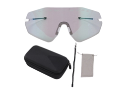 Óculos De Sol Polarizados Para Esportes Com Lentes De Mudança De Cor Tr90 Para Ciclismo Basquete Corrida Pesca Golfe Branco Verde
