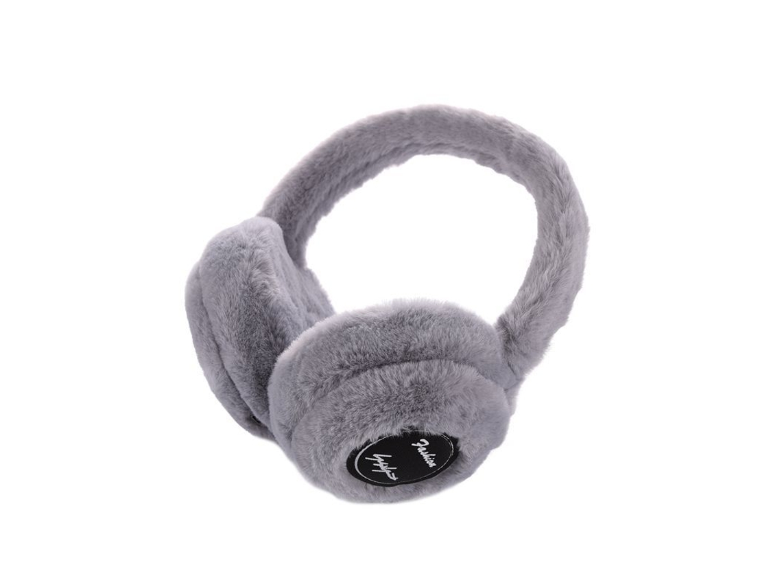 Fones De Ouvido Sem Fio Bluetooth 5.0 Recarregáveis, Com Protetores Auriculares Extra Macios E Quentes, E Microfone Brilvibera (cinza)
