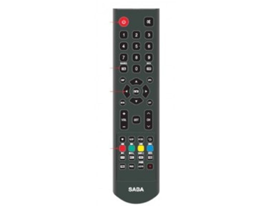 Comando Saba 32g7n Para Tv Becken 91749