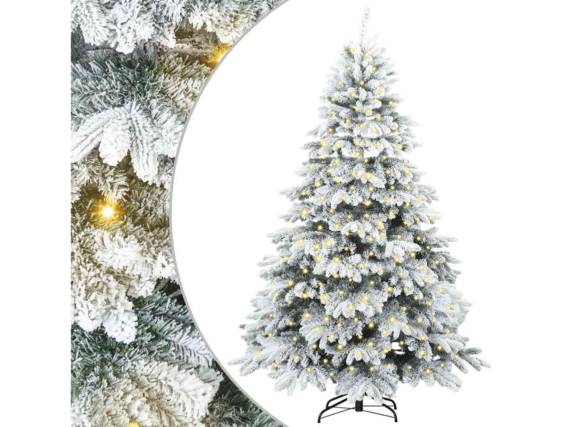 Conjunto 1 Decoração De Natal Vidaxl Branco Plástico (180 Cm)