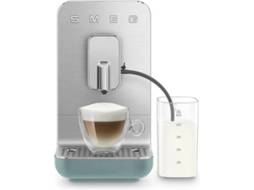 Máquina de Café Expresso Automática SMEG BCC13EGMEU (19 Bar - Esmeralda)
