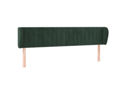 Headboard, Headboards Vidaxl Verde Veludo (183 X 23 X 78/88 Cm)