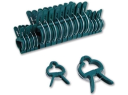 Conjunto de 20 Grampos para Plantas, Jardim, Adequados Suportes Tomate, Treliças Postes Bambu, Plantas Trepadeiras, Videiras, Delicadas e Fl AQUAFORGE
