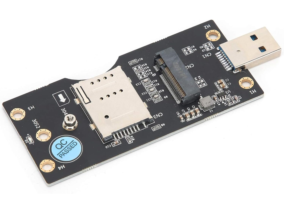 Adaptador de Cartão M.2 para Usb 3.0 com Slot para Cartão Sim Compatível com Cartões Tipo M.2 SFUSHOS