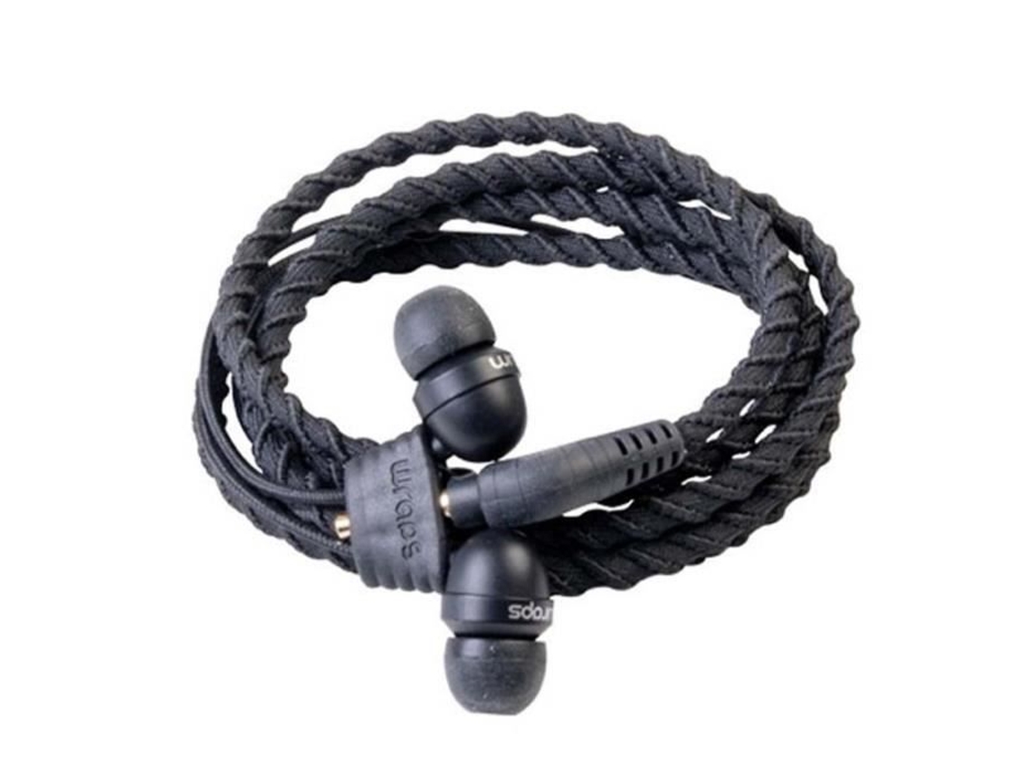 Almofadas Auriculares Wraps Classic Black Brilvibera