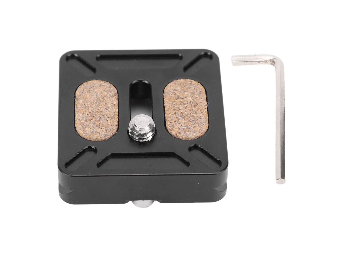 Camera Quick Release Plate With 1/4in Screw Aluminum Alloy Secure Grip For Dslr Mirrorless Action Camera LAXISCREED