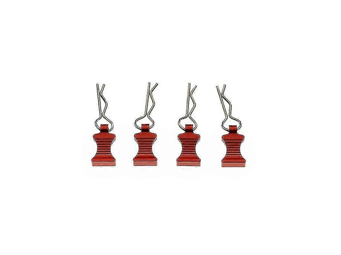 2026 4 Clips de Carcasa Tipo R Con Soporte de Aluminio para Coches Rc Axial Scx10 Trx4 1/8 1/10 1/12