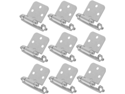 Conjunto De 10 Dobradiças Metálicas Para Armários Com Mecanismo
