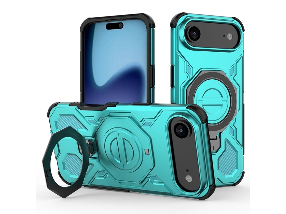 Capa Giratória Com Suporte Para Iphone Air - Azul Bebê