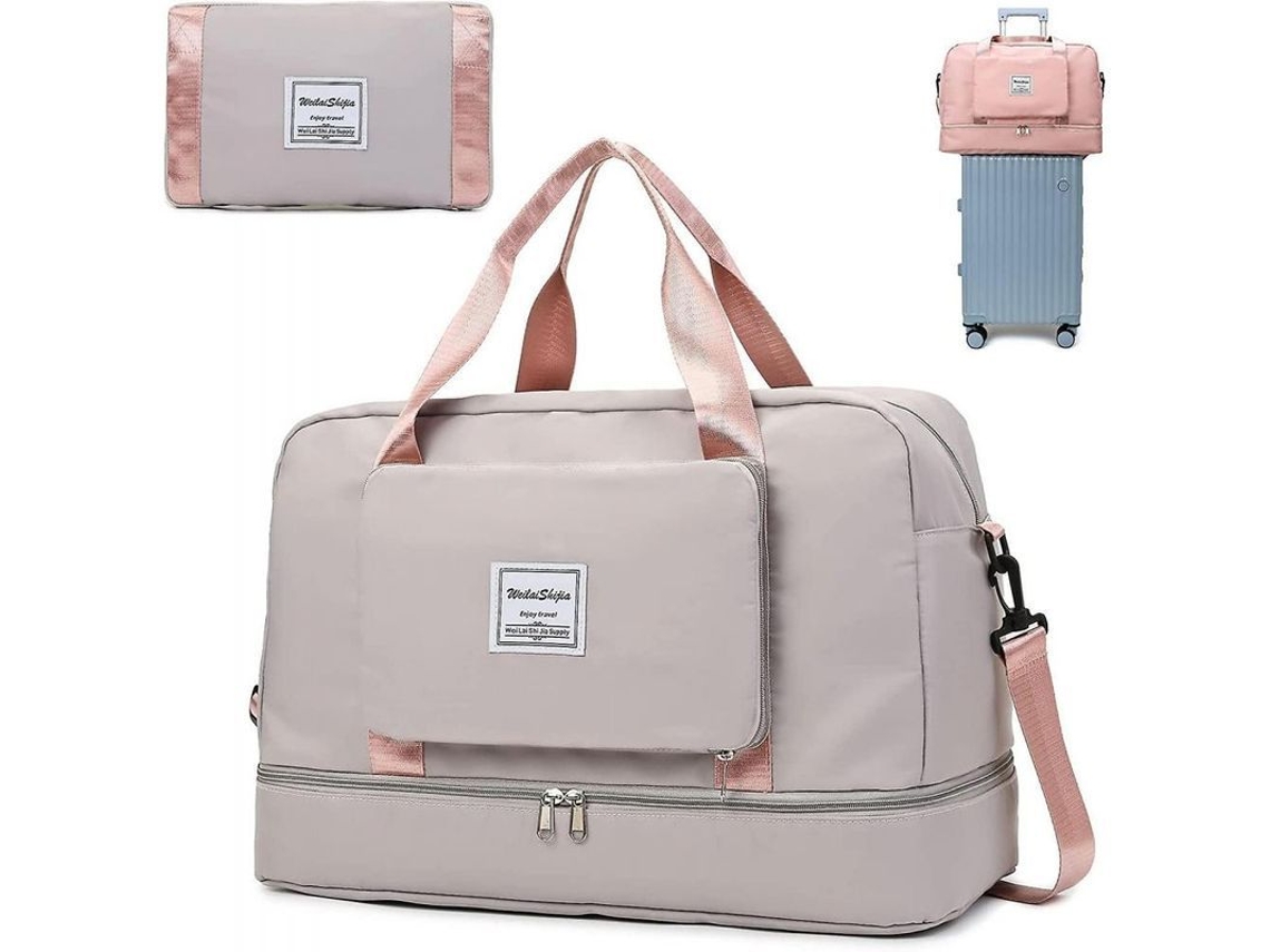 2026-bolsa Viaje Plegable Knowledee Separación Seco/húmedo Impermeable Gran Capacidad Ylp Caqui