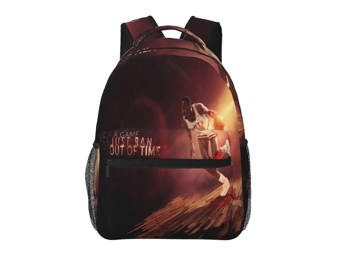Mochila T20 Michael Jordan Para Estudantes, Leve E Durável, À Prova Dágua E Com Alça De Ombro Ajustável. Loja Olysi