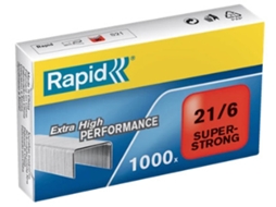 RAPID Superstrong 21/6 Pacote de grampos 1000 grampos