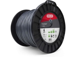 Linha Roçadora Quadrada Flexi-Blade Preto/Cinza Ø3 5Mm/143M Oregon 111090E Pela Sua Composição – Núcleo 50% Flexível e 50%