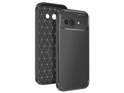 Capa Carvão Antichoque Antiderrapante Para Google Google Pixel 9a Avizar Silicone Preto