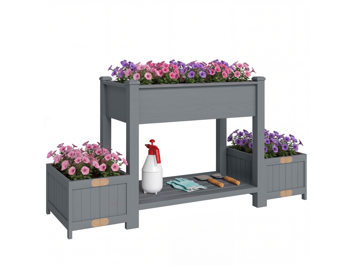 Conjunto de 2 Móveis de Bistrô com Cadeiras Dobráveis, Rosa e Preto S/MARCA