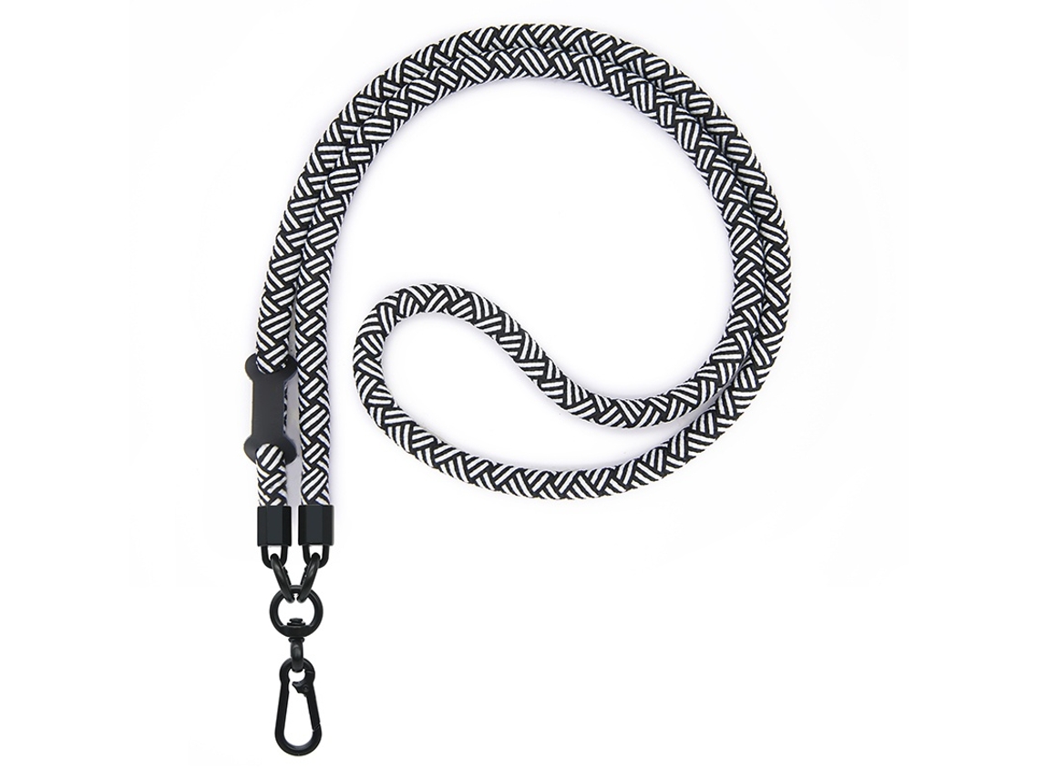Lurelia Cordão Para Telemóvel Ajustável Transversal Para Pescoço 120 Cm 2 M Anti-perda