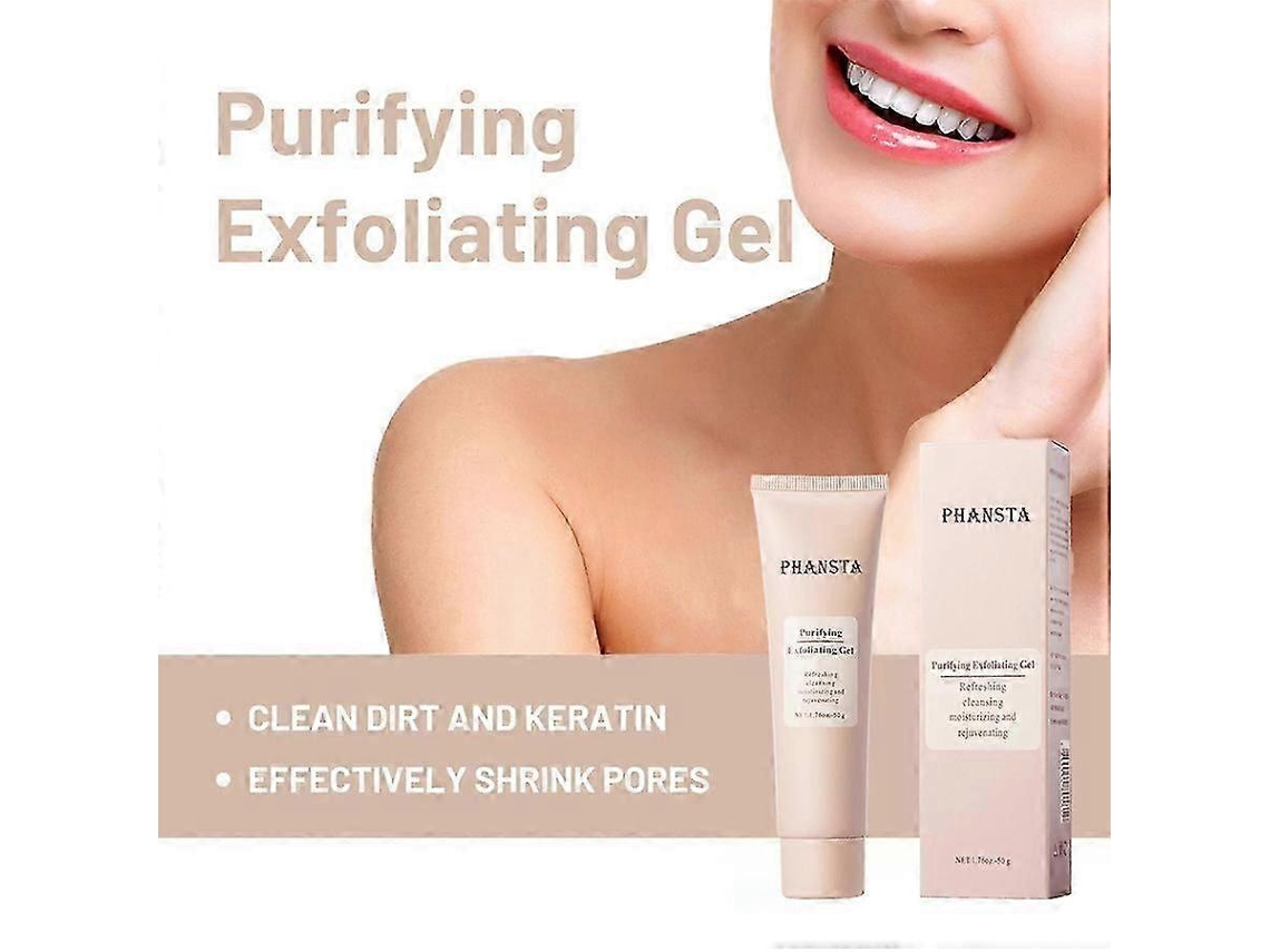Gel Esfoliante Para Rosto E Corpo, Gel De Limpeza De Poros, Gel Hidratante E Nutritivo Para A Pele (2 Unidades)