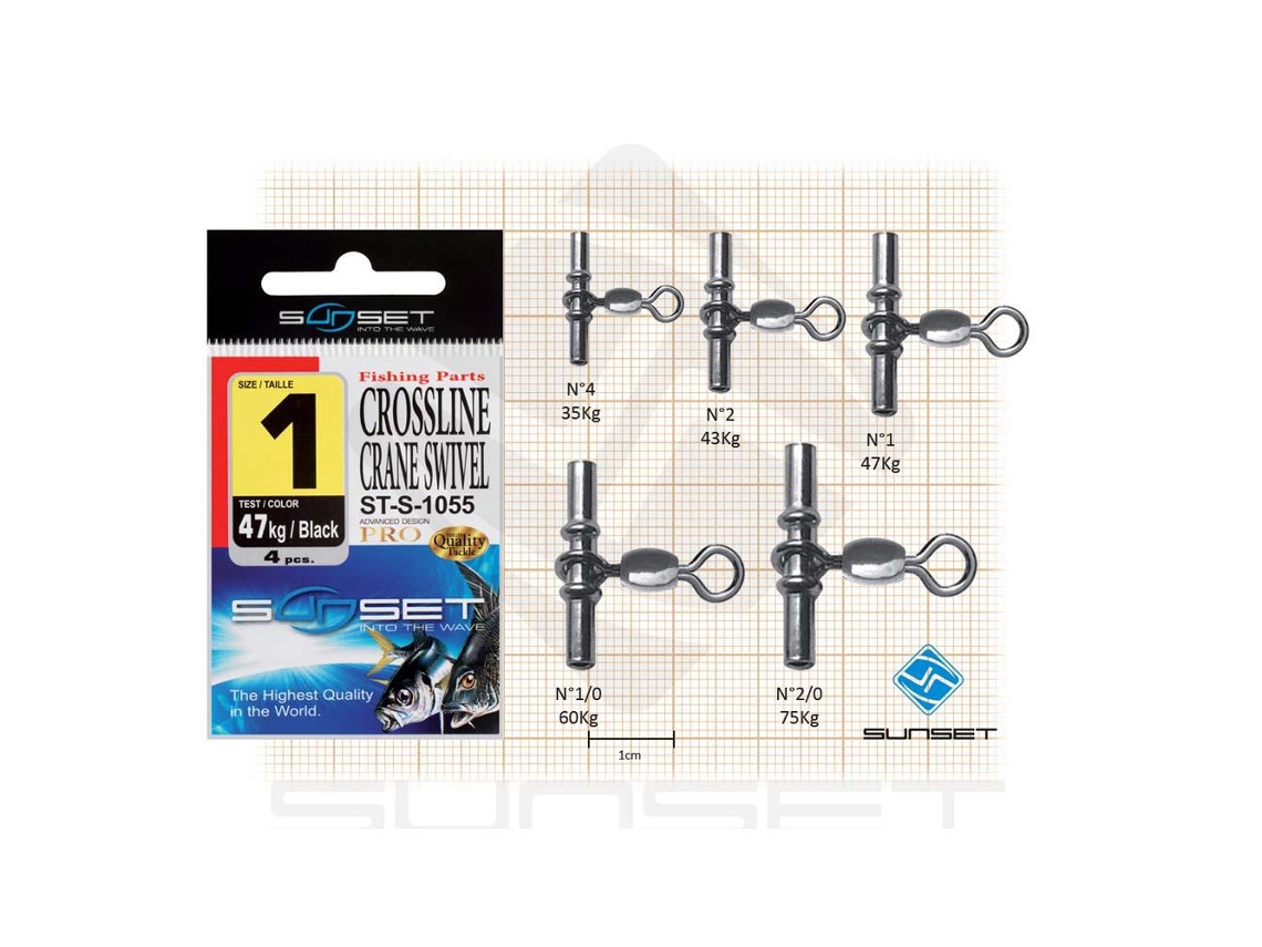 Sunset Crossline Crane Swivel St S 1055