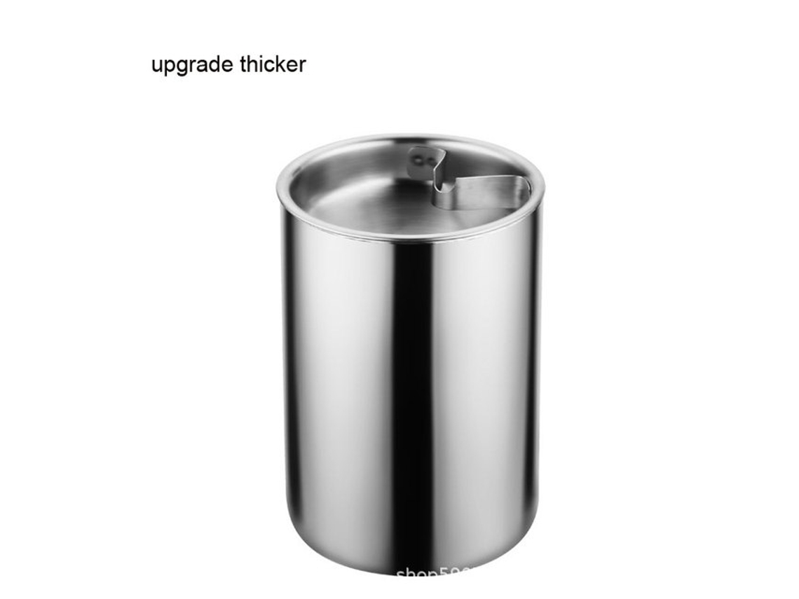 Destacável Metal Aço Desbloqueado Cinzeiro Criativo Funil À Prova de Vento Carro Cinzeiro Copo Sala Anti-mosca Cinza Mesa Decoração de Casa WEIMAI