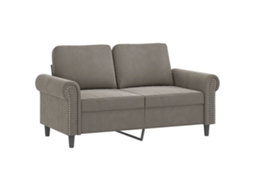 2-seater Sofa, 2-seater Sofas Vidaxl Cinzeto Veludo (n/a)