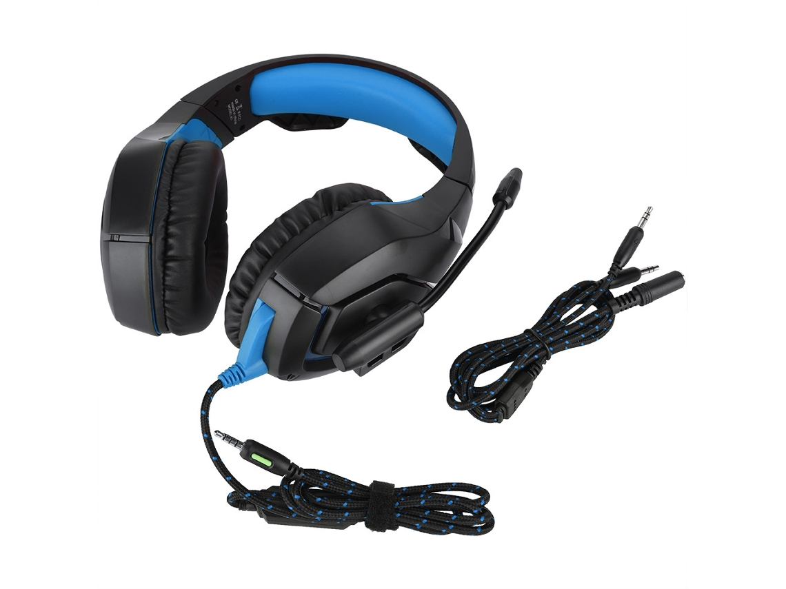 Fone LAXISCREED Estéreo com Fio Preto+azul
