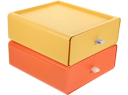 Conjunto De 2 Caixas Organizadoras Para Cosméticos E Artigos De Papelaria, Práticas Para Banheiro E Gokoco