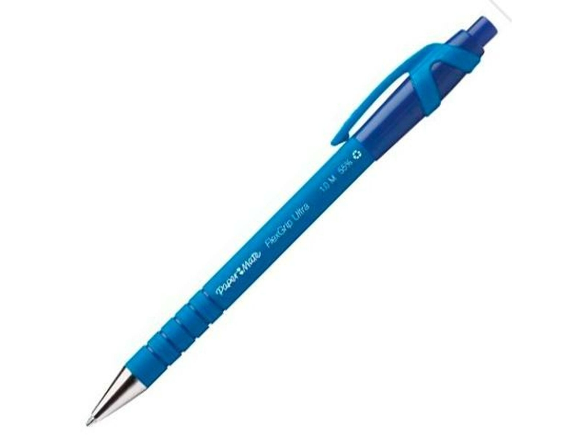 Caneta PAPER MATE Flexgrip Ultra St Azul 36 Unidades
