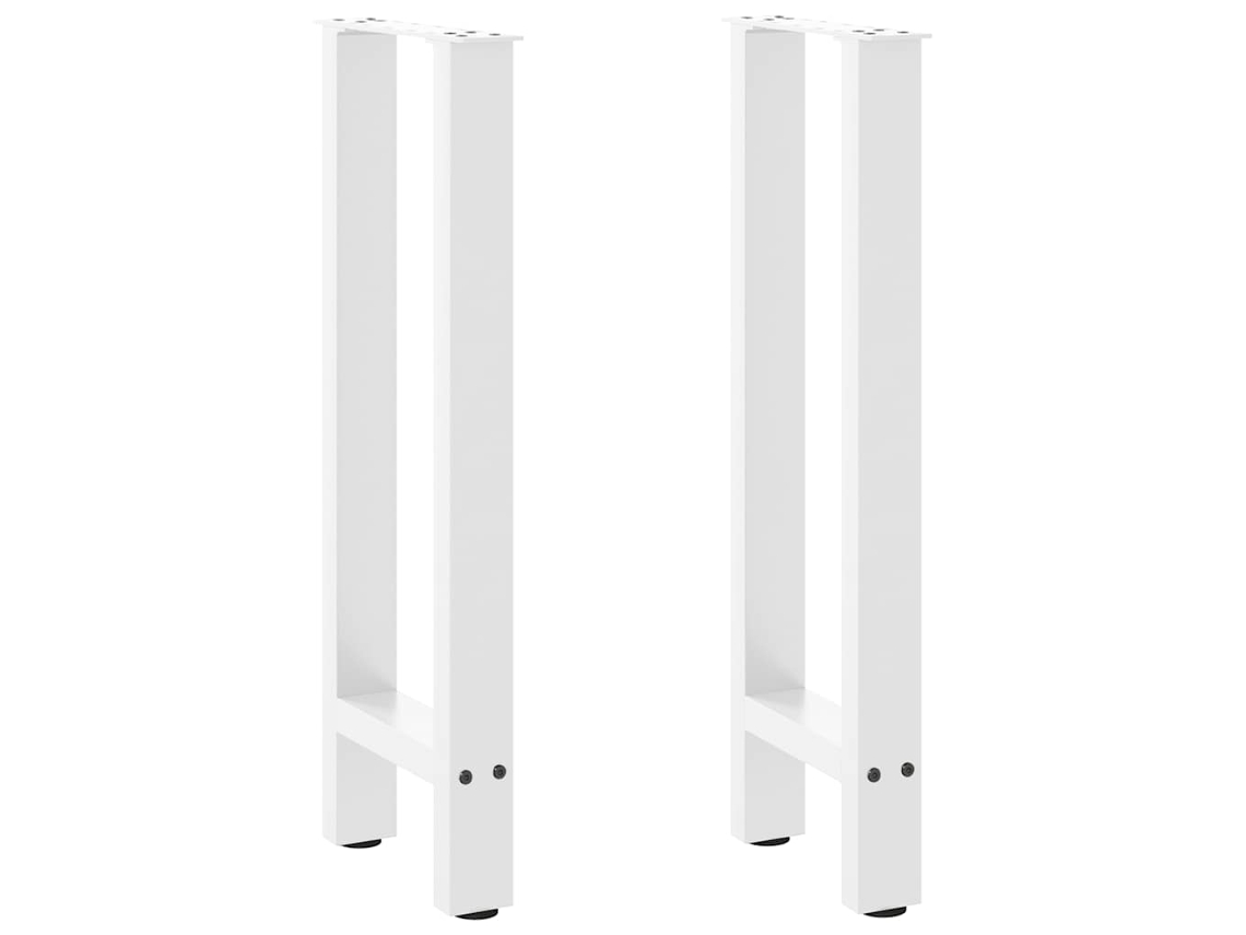 Console Table Leg, Console Table Legs Vidaxl Branco Aço (28 X (72-73) Cm)