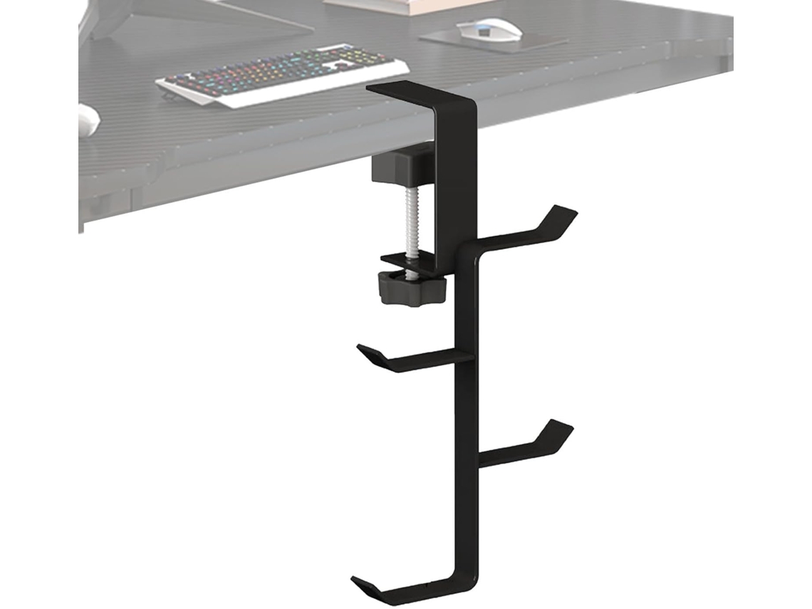 Suporte De Capacete Sous Bureau À Pince