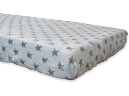 Lençol de Baixo BABYLINE Polar Celeste Estrelas Cinzento (120 x 60 x 10 cm)