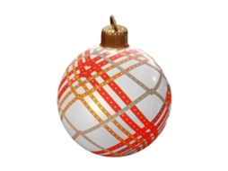 Bola Inflável de Natal em Pvc Bauble Decorativo Personalizado 60 Cm para Festas de Natal S/MARCA