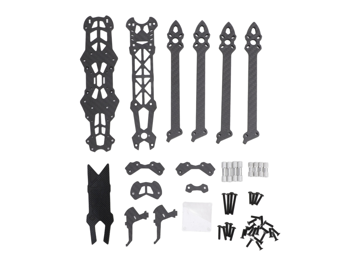 Mali quadro de Drone 7 Polegadas 295mm Wheelbase 6mm Braço Fibra de Carbono para Fpv Racing e Freestyle
