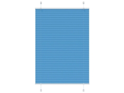 Vidaxl Azul Plissada Cega 90x150 Cm Largura Tecido 89,4 Cm Poliéster