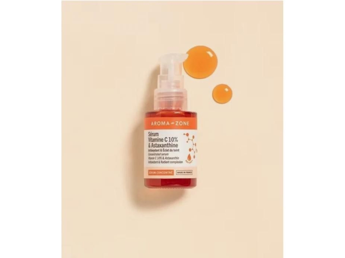 Sérum - Brilho Vitamina C 10% & Astaxantina - Vegano - Anti-manchas - Ácido Hialurônico