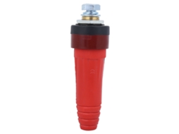 5 Peças Conectores Rápidos Quadrados 35-50mm União De Cabo Vermelho Tipo Europeu Soldadura Longo + Redondo