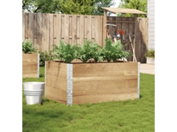 Vidaxl Vaso/floreira Para Jardim 120x80 Cm Madeira De Pinho Maciça