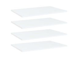 Bookshelf Board, Bookshelf Boards Vidaxl Branco Madeira Processada (60 X 40 X 1.5 Cm)