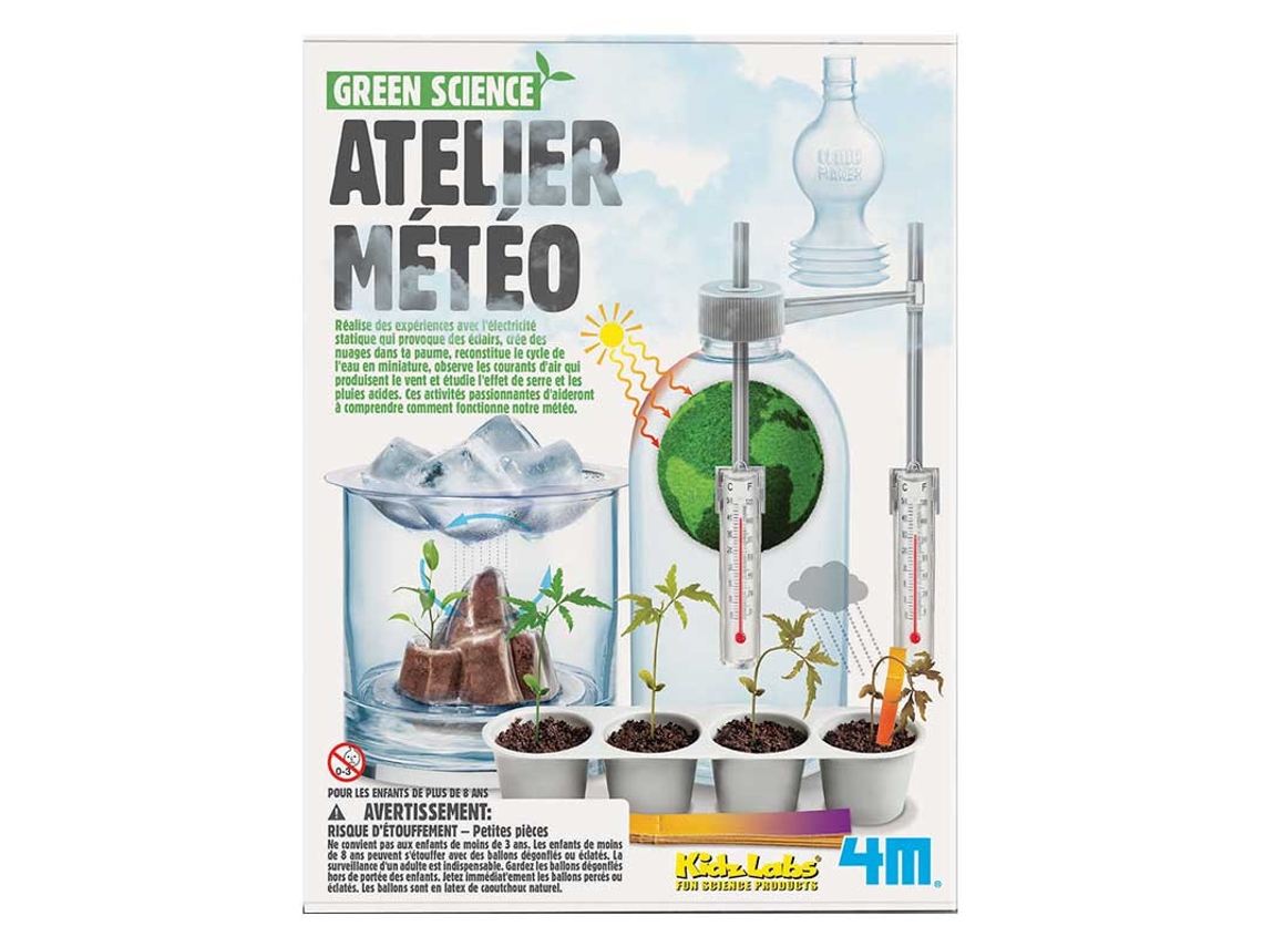 Caixa de Descobertas Científicas Oficina Do Clima Graine Créative 4M