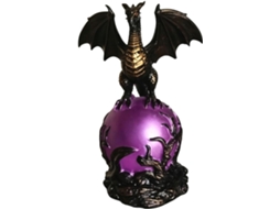 Luminária Dragão, Estatueta Decorativa De Resina, Ovo De Dragão