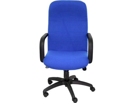 Cadeira de Escritório Executiva PYC Letur Bali Azul (Braços Fixos - Tecido) — Braços Fixos